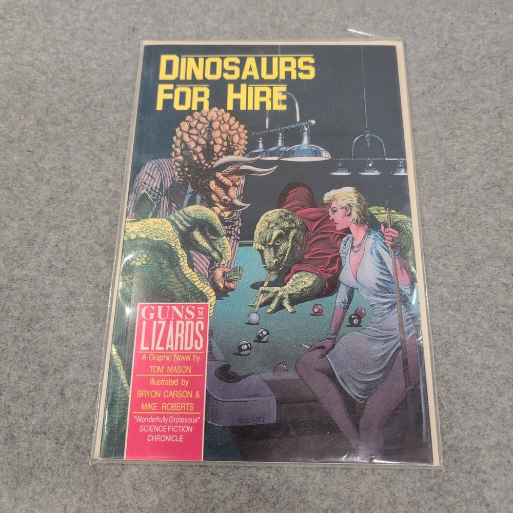 Dinosaurs For Hire Guns N Lizards Graphic Novel Tom Mason Eternity Comics VG+ - Picture 1 of 1